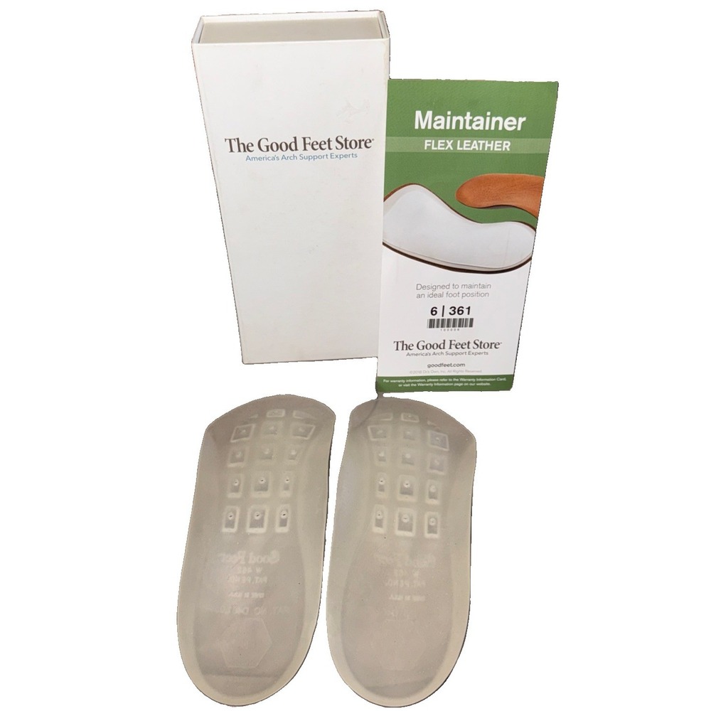 The Good Feet Store Maintainer Arch Supports Orthotic Shoe Insoles Size 6